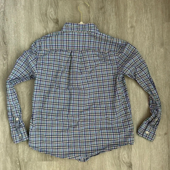 Ralph Lauren Button Up Shirt, Boys Size Medium 10/12 - Picture 2 of 3